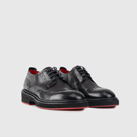 Chunky Sole Dress Oxfords 4116 Black Oxfords | familyshoecentre