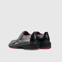 Chunky Sole Dress Oxfords 4116 Black Oxfords | familyshoecentre