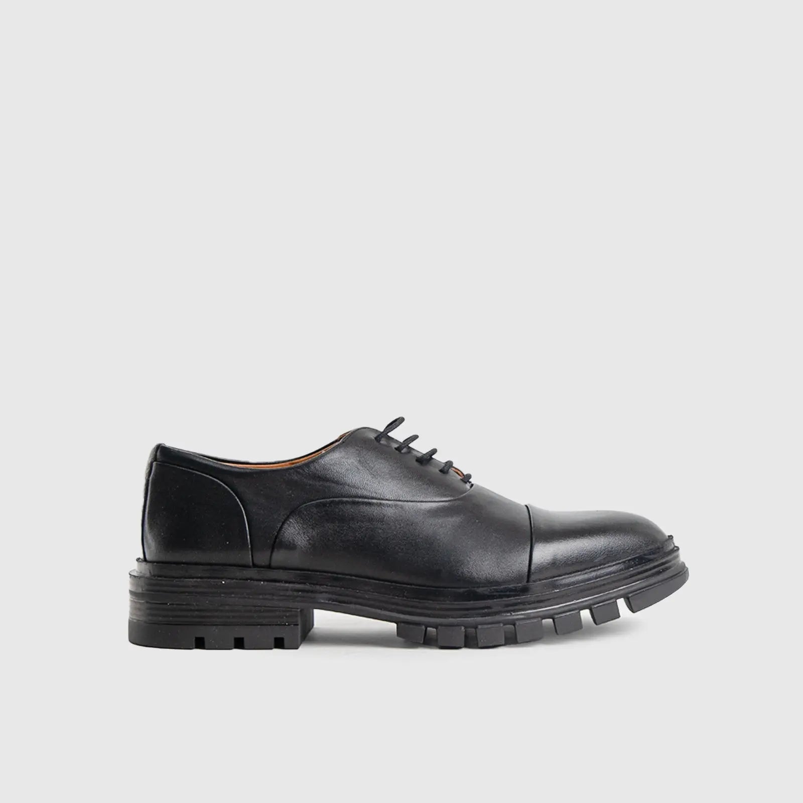 Chunky Sole Dress Oxfords Black 4010 Oxfords | familyshoecentre