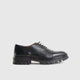 Chunky Sole Dress Oxfords Black 4010 Oxfords | familyshoecentre