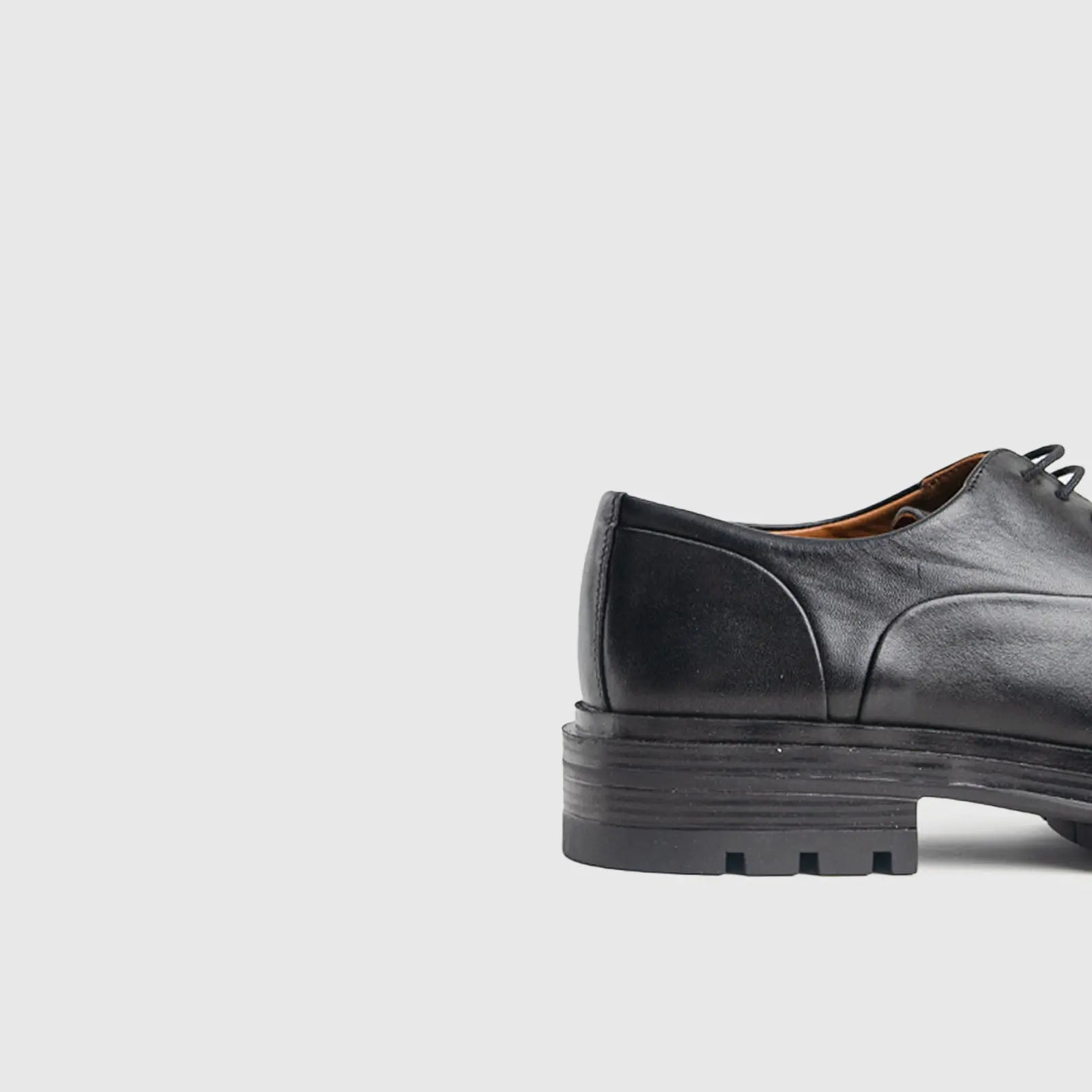 Chunky Sole Dress Oxfords Black 4010 Oxfords | familyshoecentre