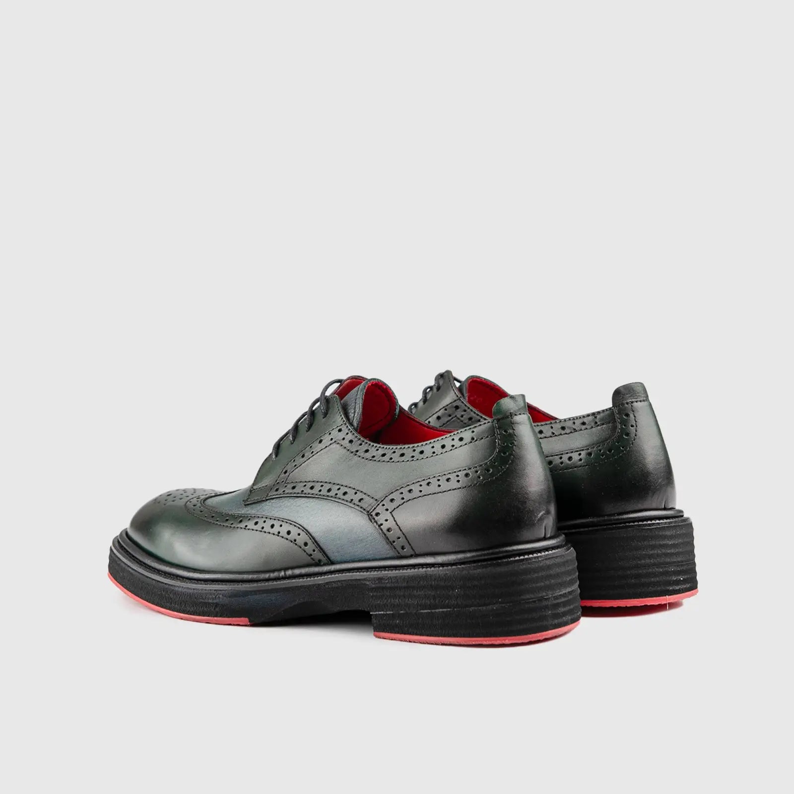 Chunky Sole Dress Oxfords Olive 4116 Oxfords | familyshoecentre