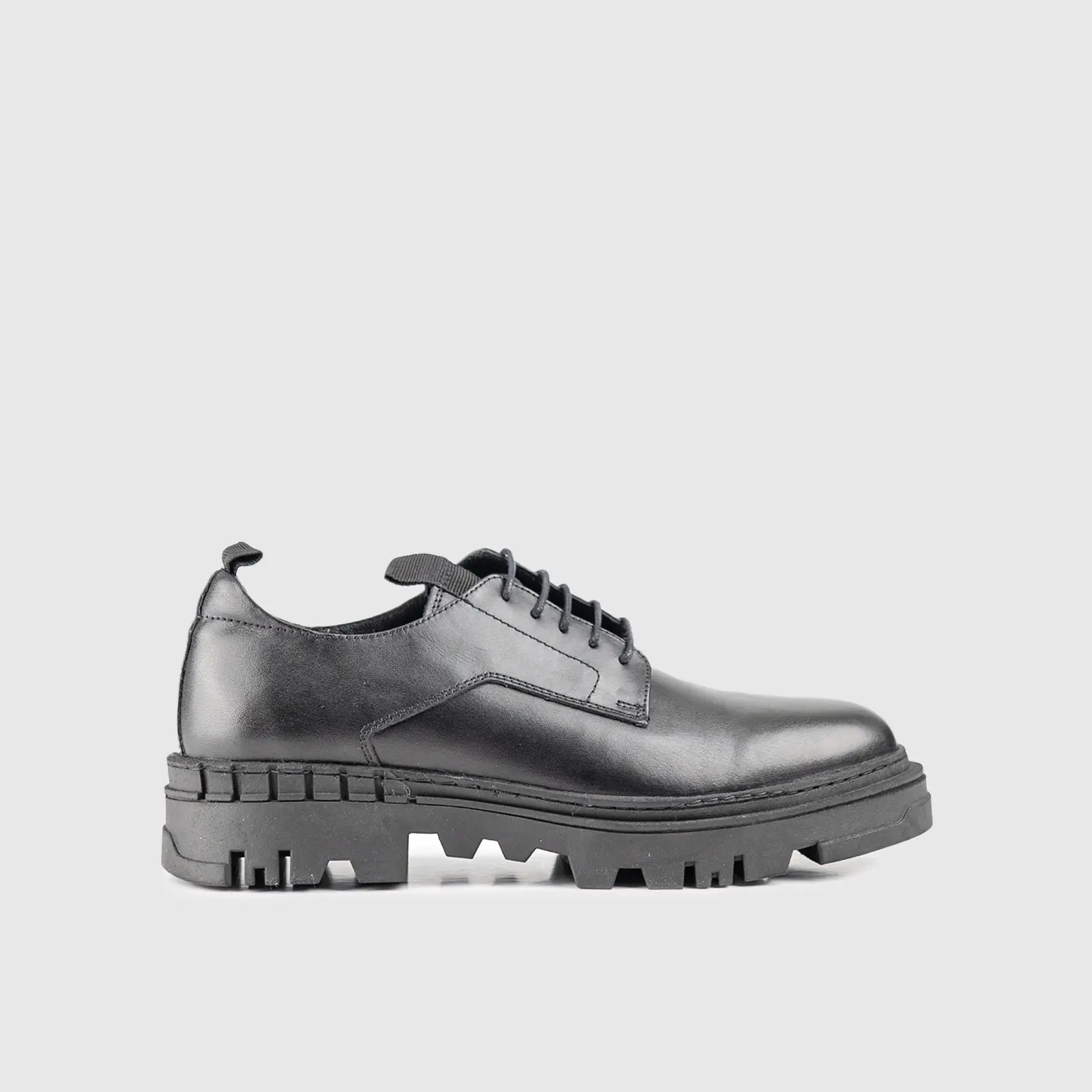 Chunky Sole Oxfords Black 4807 Oxfords | familyshoecentre