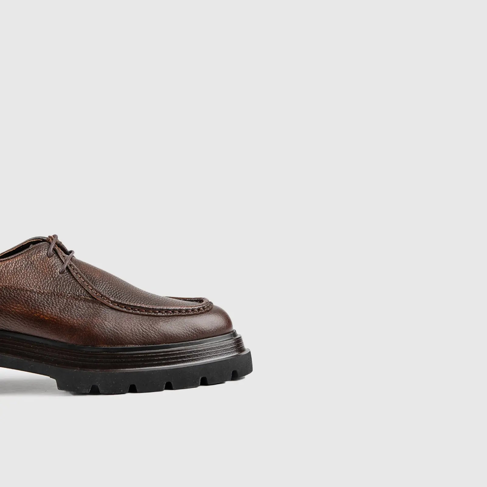 Chunky Sole Oxfords Brown 4809 Oxfords | familyshoecentre