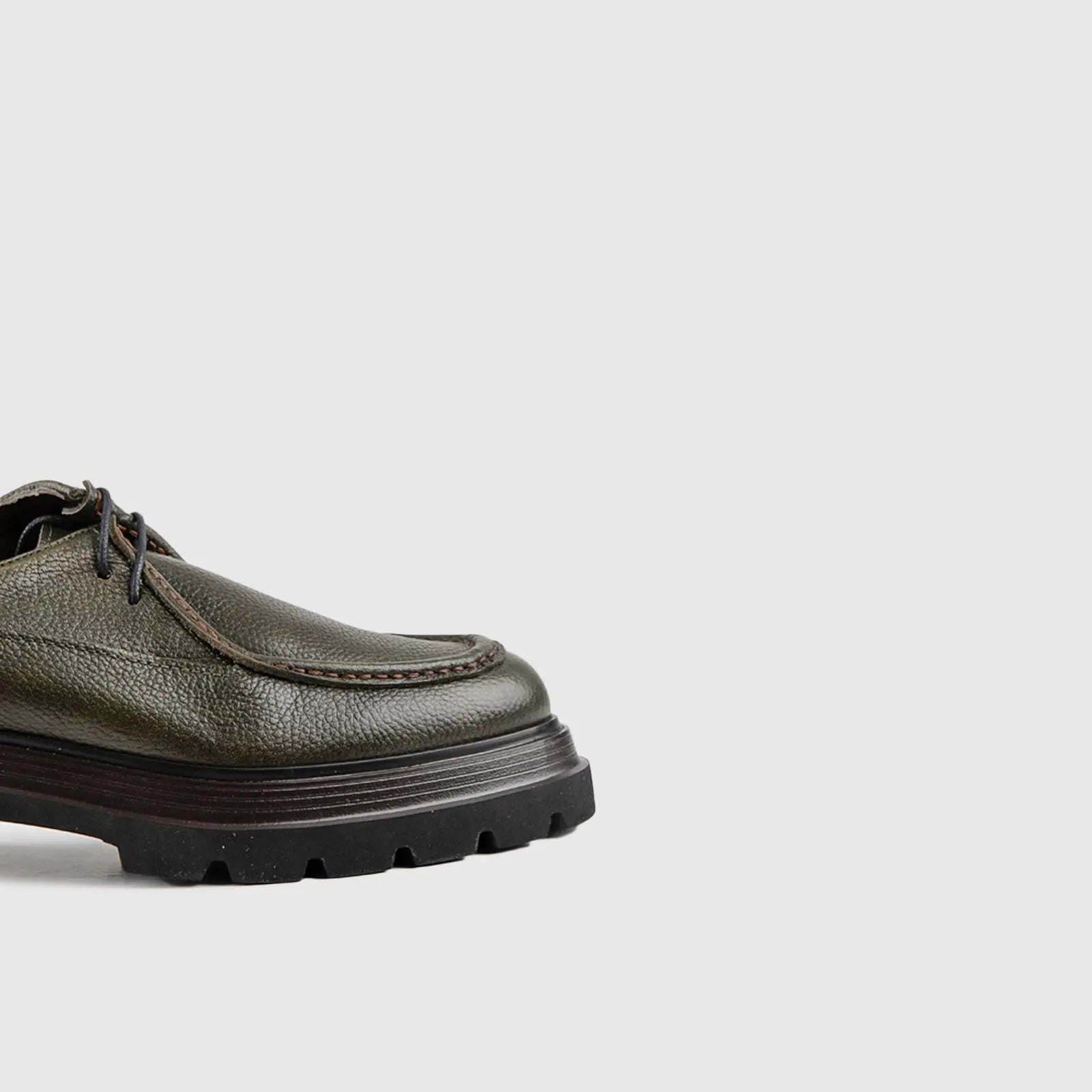 Chunky Sole Oxfords Olive 4809 Oxfords | familyshoecentre