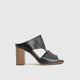 Comfort Block Heel Sandal Black 8333 Heels | familyshoecentre