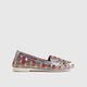 Comfort Leather Casuals 1105 Pewter Multi Pumps | familyshoecentre