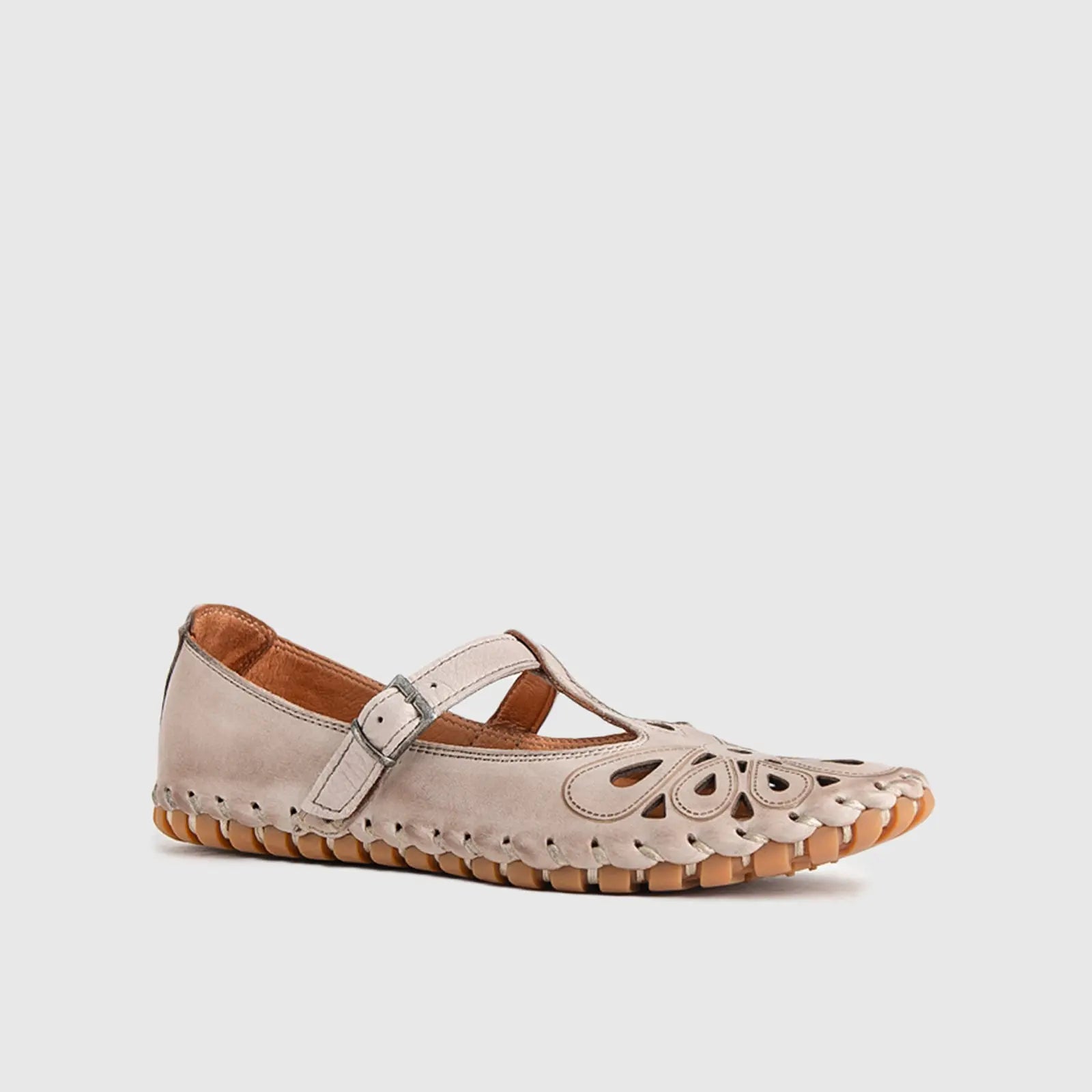 Comfort Leather Casuals 1205 Beige Pumps | familyshoecentre