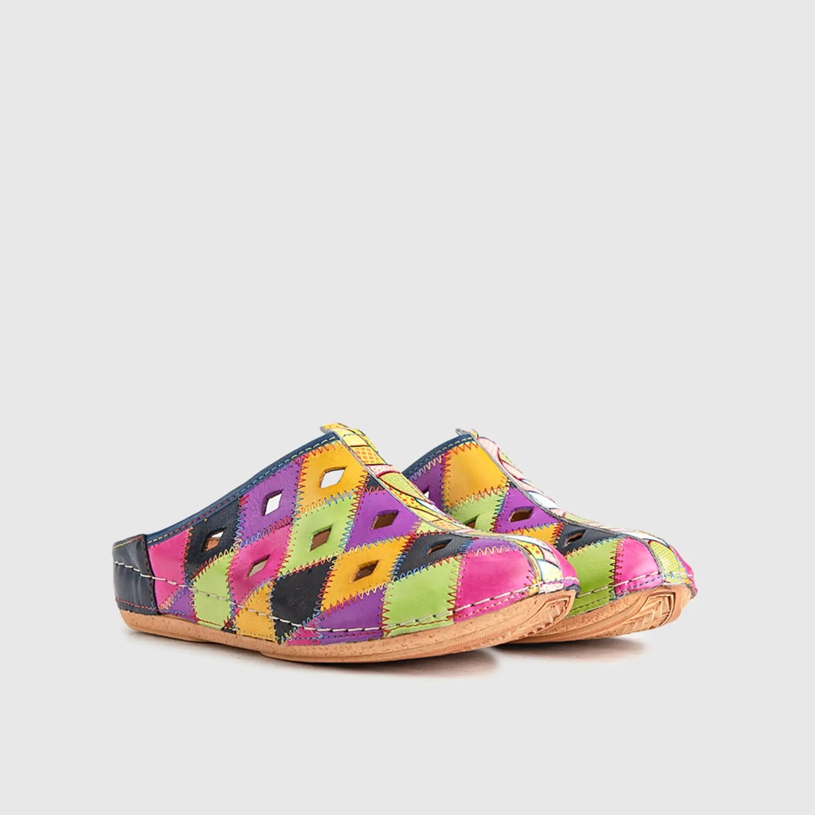 Comfort Push In 6506 Multi Sandals | familyshoecentre