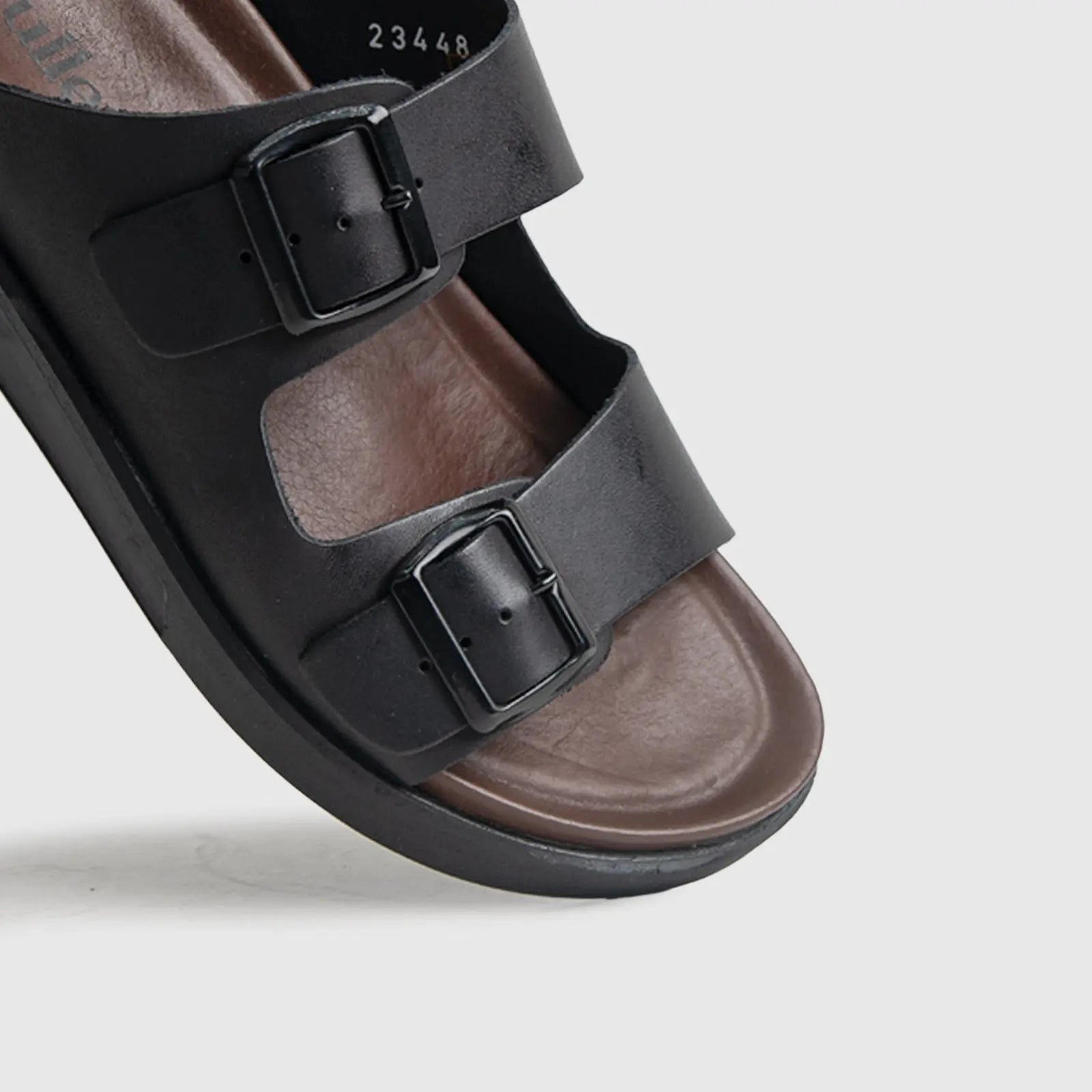 Comfort Sandals Black 23448 Sandals | familyshoecentre