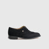 Crockett and Jones - 12341 Black Suede Oxfords | familyshoecentre