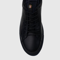 Bulletti Men's Leather Sneaker Dark Blue HASM-001