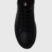 Bulletti Men's Leather Sneaker Black HASM-001