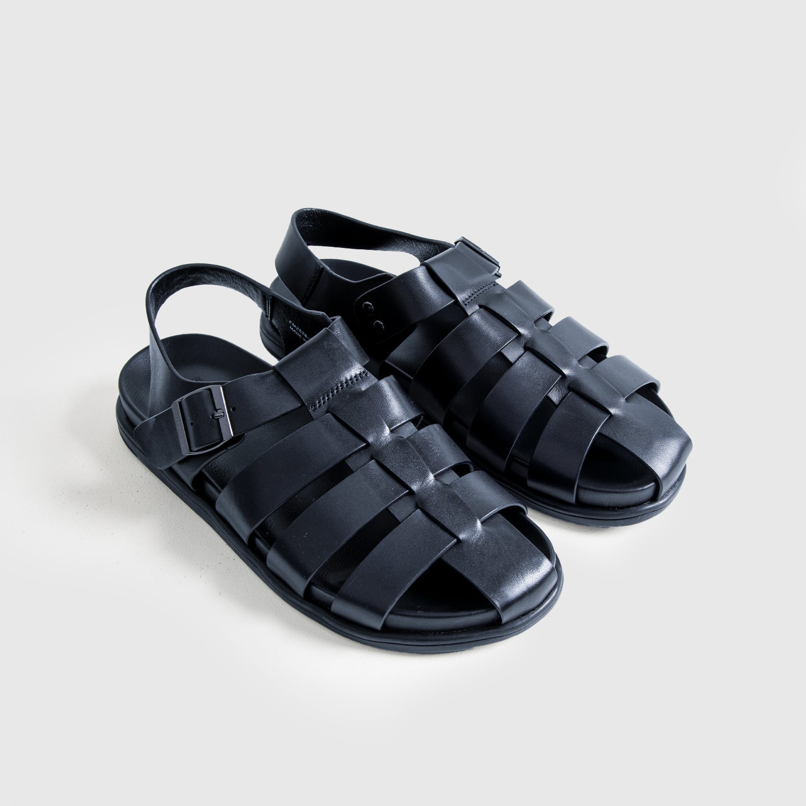 Formales Leather Sandal FM2526-7 Black FS7