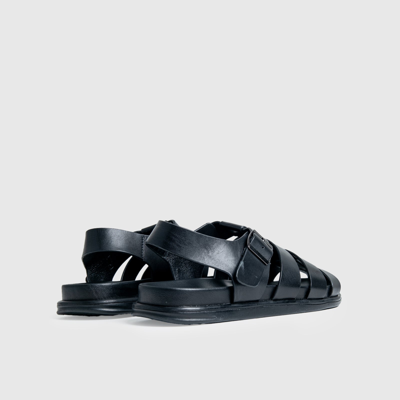 Formales Leather Sandal FM2526-7 Black FS7
