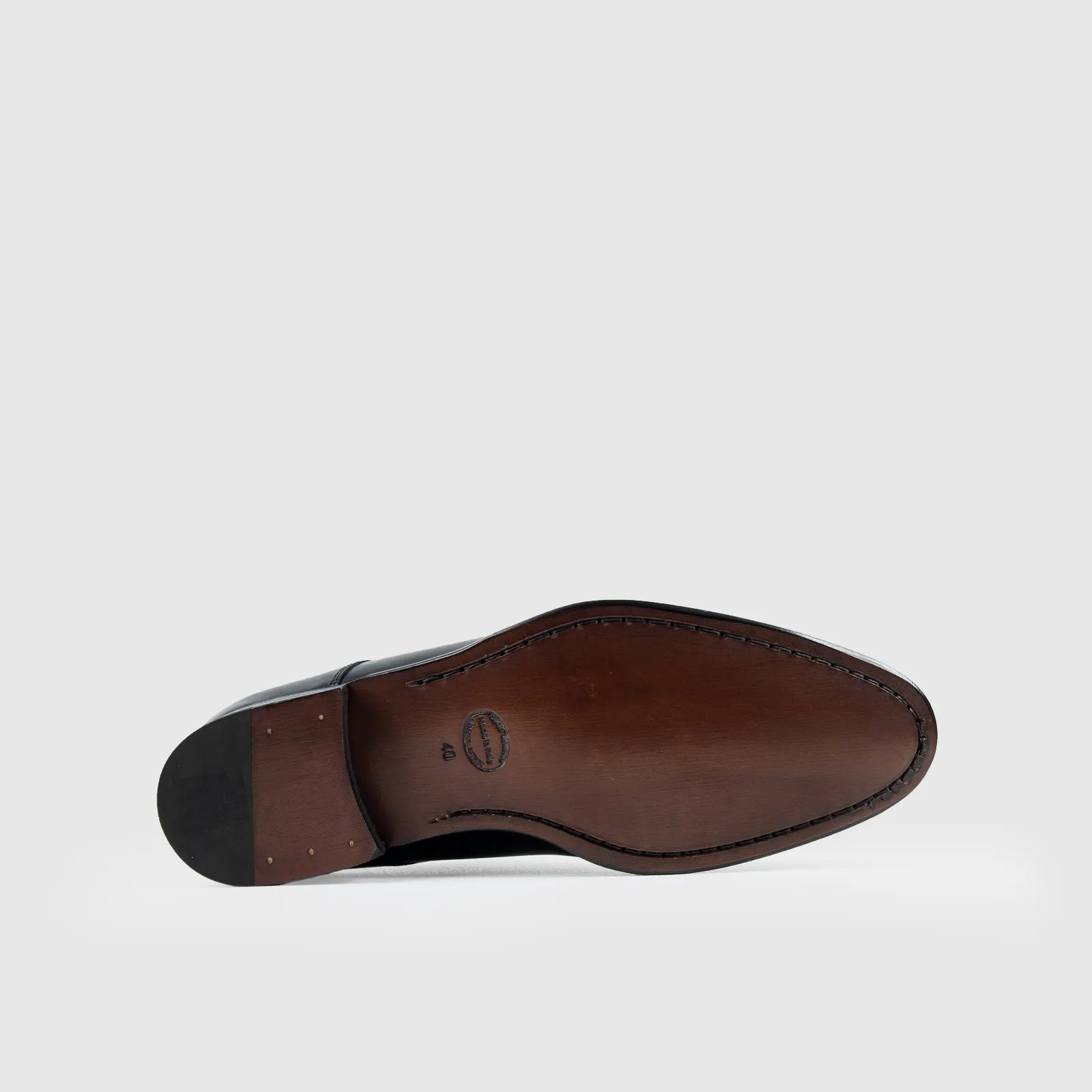 Mario Fagni Derby Lace Up Black Parma Leather 1734 MF1 Oxfords | familyshoecentre