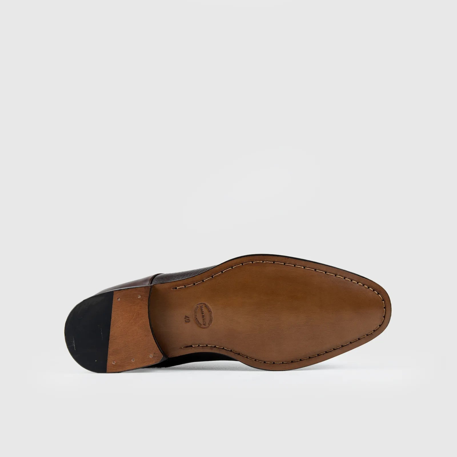 Mario Fagni Toe Cap Deer Skin Lace Up Brown 2468 MF5