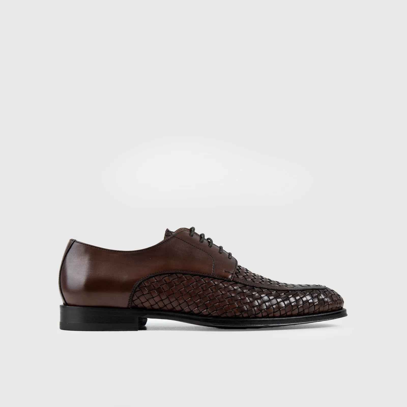 Mario Fagni Hand Woven Weave Lace Up Tan 2870FC MF7 Oxfords | familyshoecentre