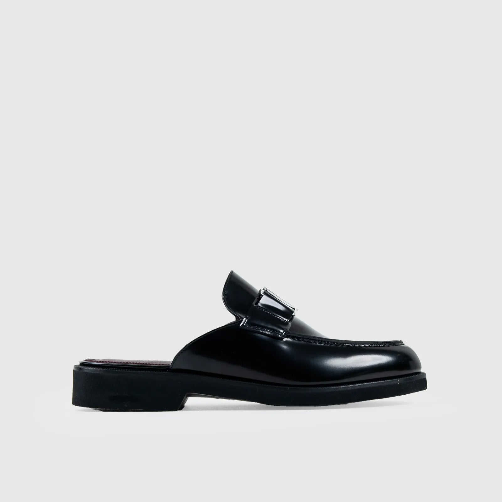 Valentino Open Back Loafer Black 20184 VL12 Loafers | familyshoecentre