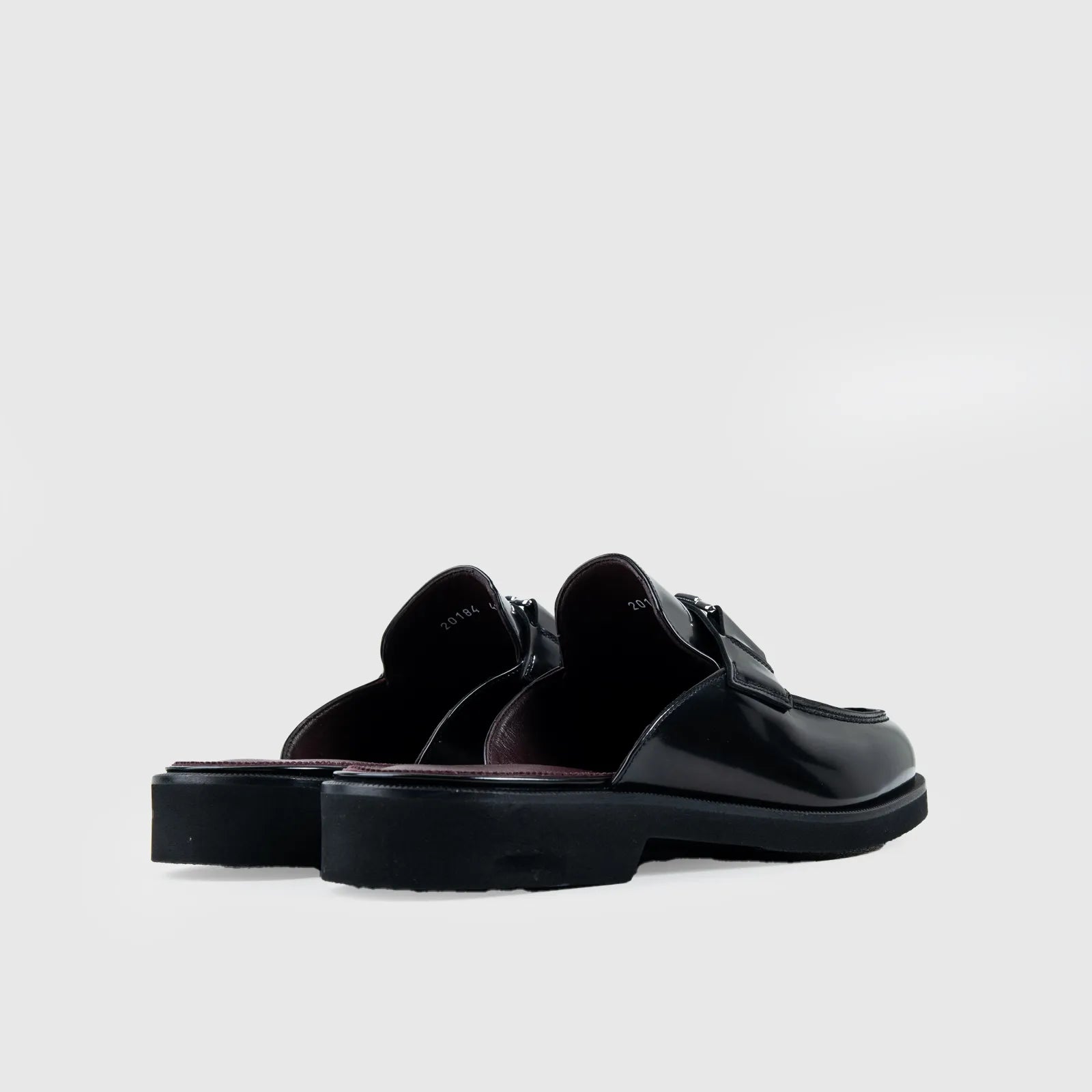 Valentino Open Back Loafer Black 20184 VL12 Loafers | familyshoecentre