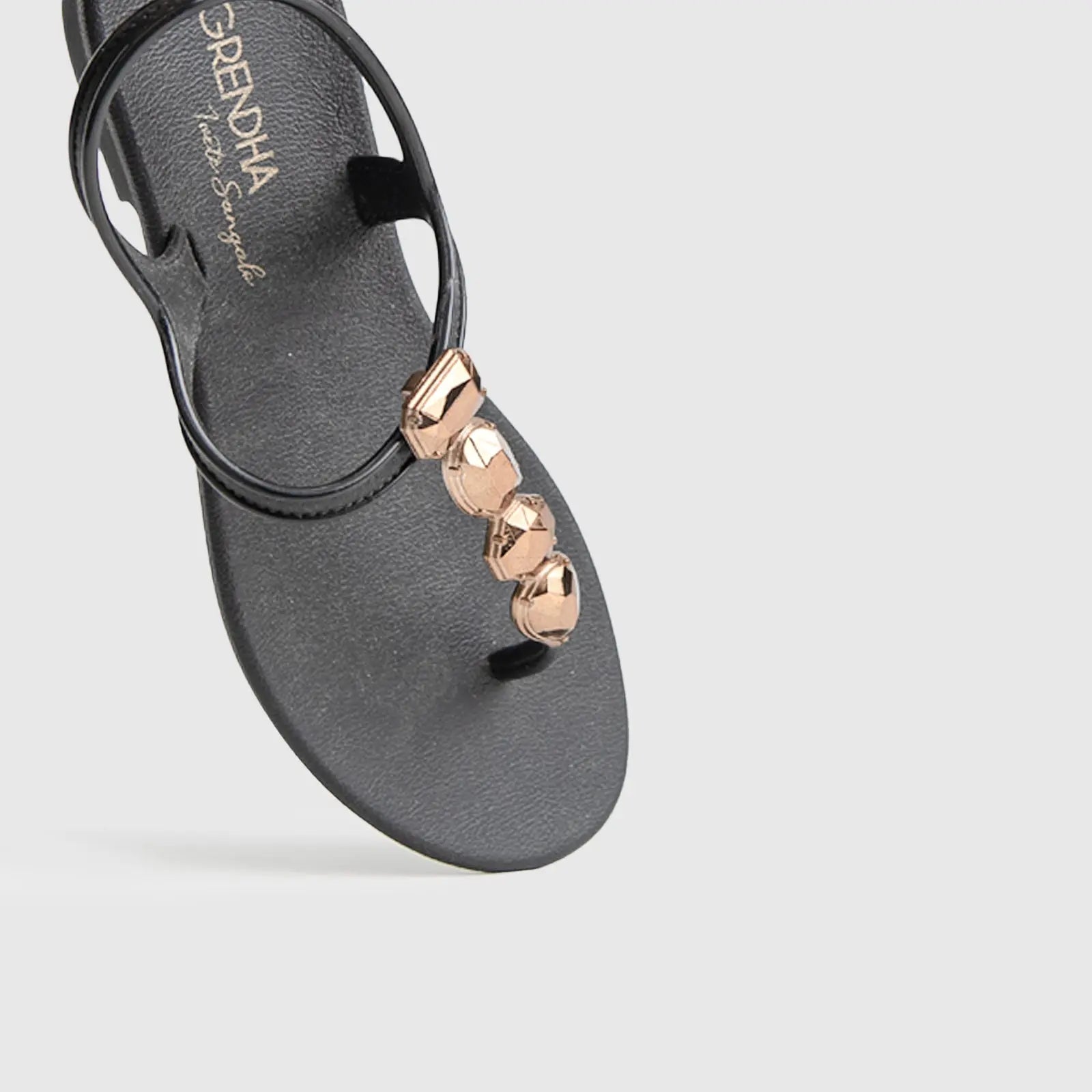 GRENDHA 18593 BLACK/BRONZE Ladies | familyshoecentre