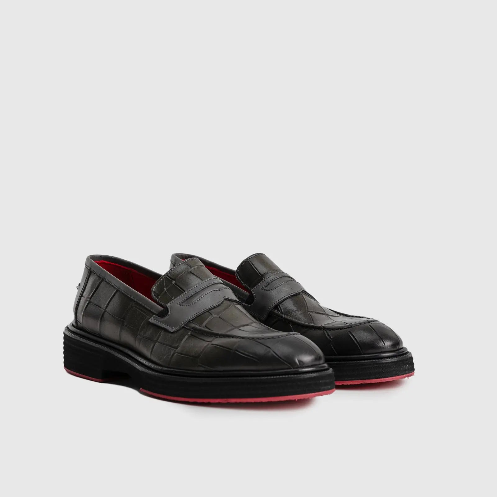 Chunky Sole Dress Loafers 0236 Oxfords | familyshoecentre