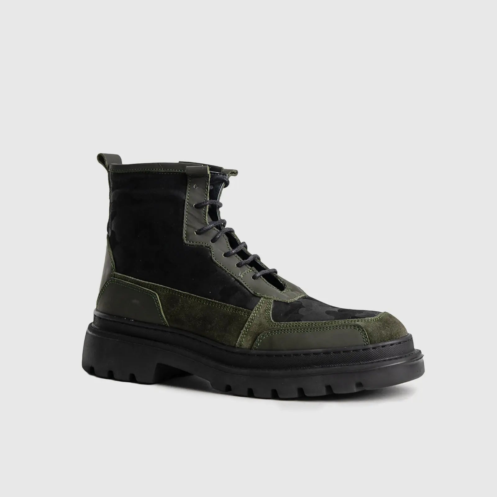 Statement Combat Boots 5114-2 Boots | familyshoecentre