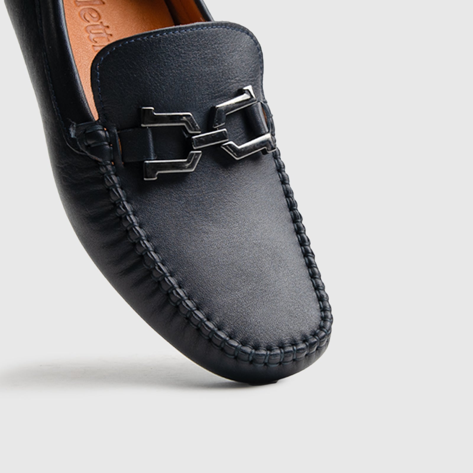 Dress/Casual Loafer 13664 Navy Loafers | familyshoecentre