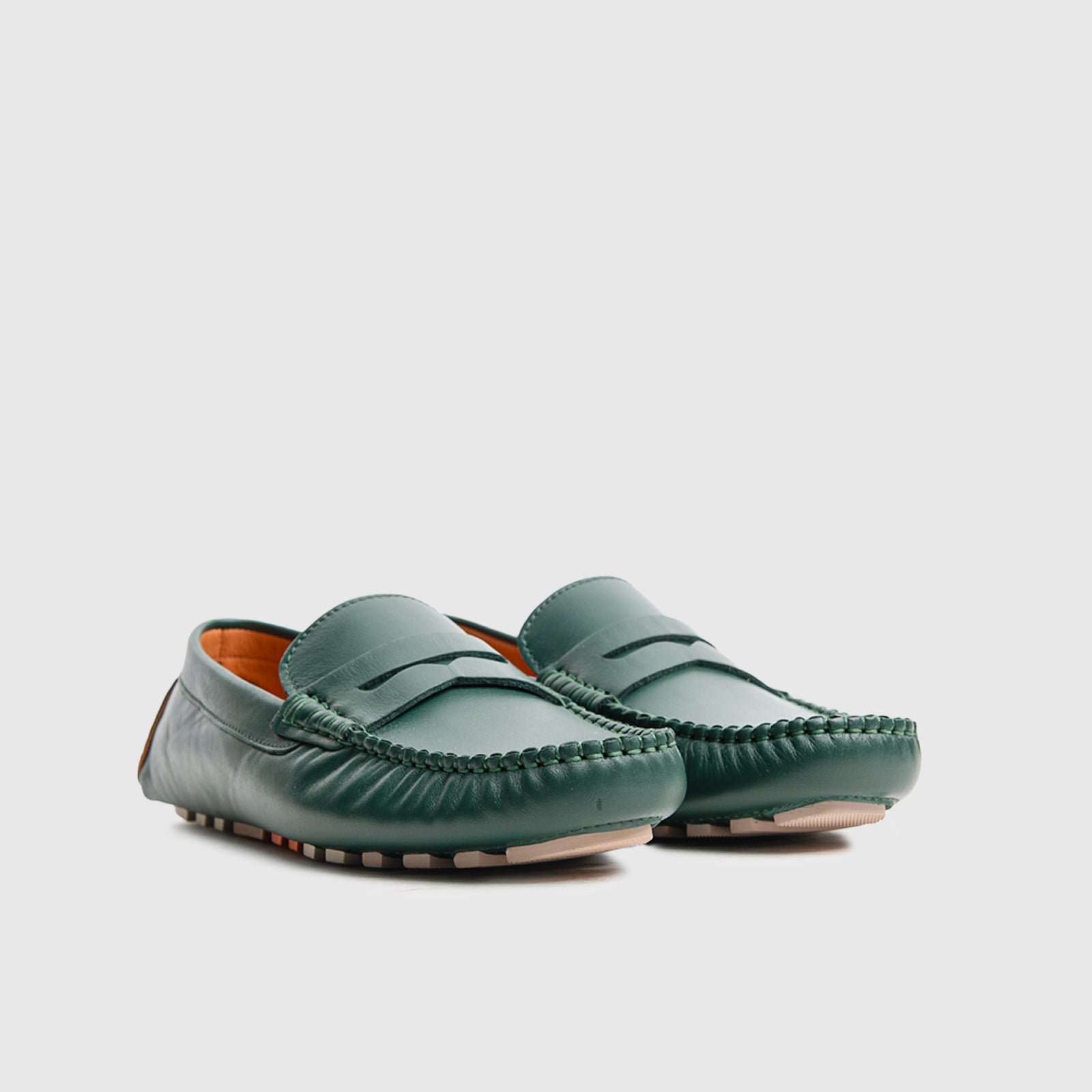 Dress Casual Loafer 13663 Green Loafers | familyshoecentre