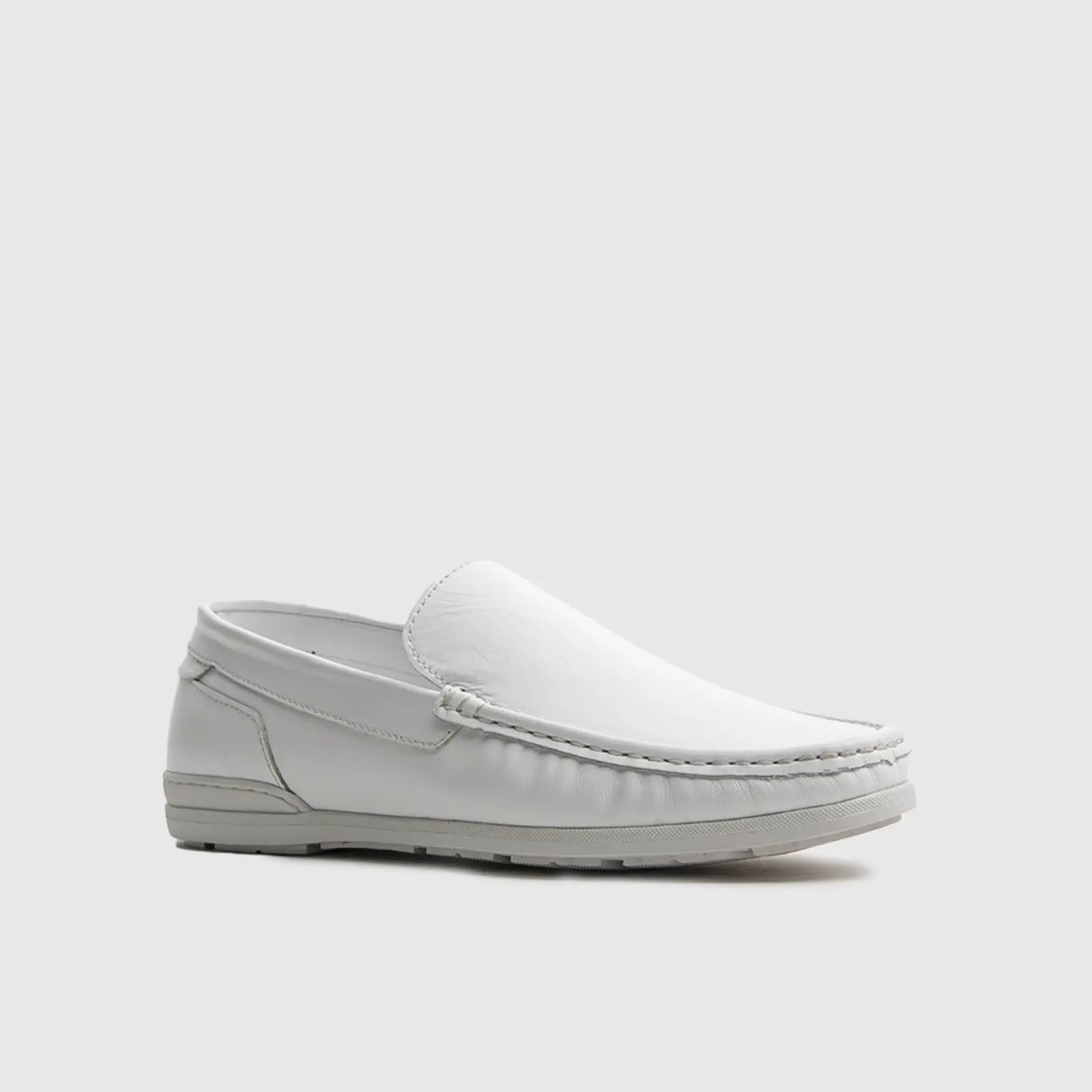 Dress Casual Loafer 13830 White Loafers | familyshoecentre