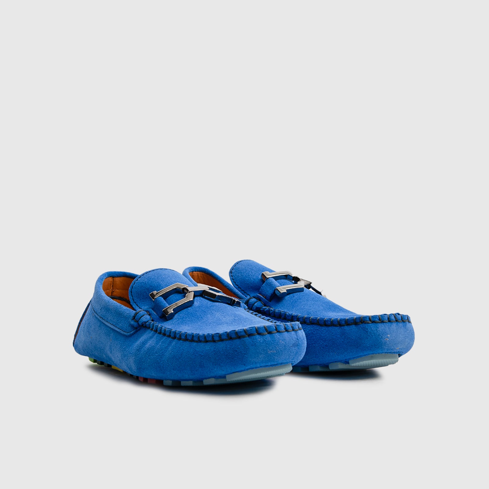 Dress Casual Loafer 13664 Blue Loafers | familyshoecentre