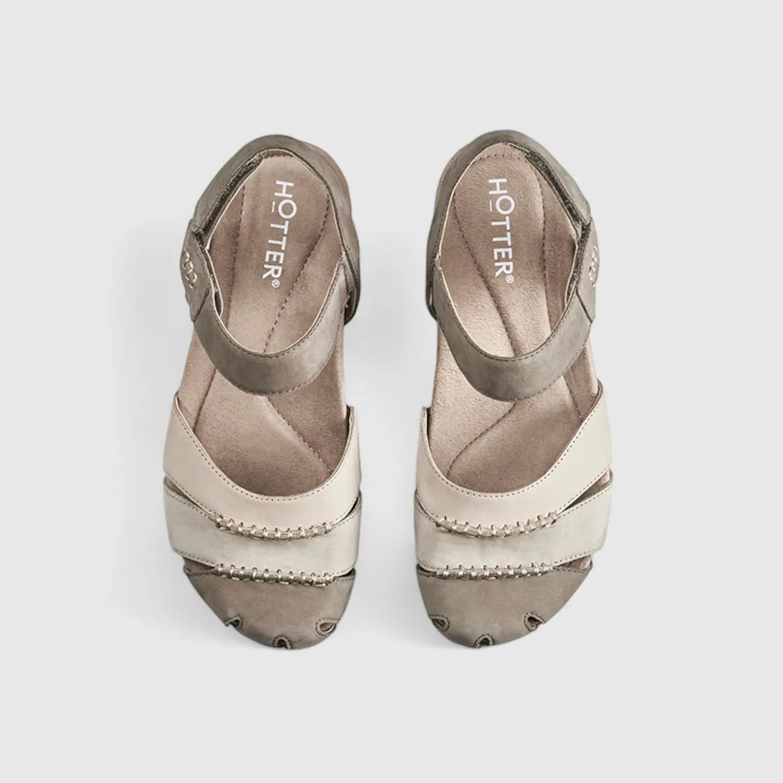 Denali Comfort Leather Fisherman Sandal Mink Multi Sandals | familyshoecentre