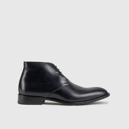 Dress Comfort Chukka Boot 1020028 Black Boots | familyshoecentre