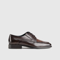 Dress Comfort Oxfords 6933 Brown Oxfords | familyshoecentre