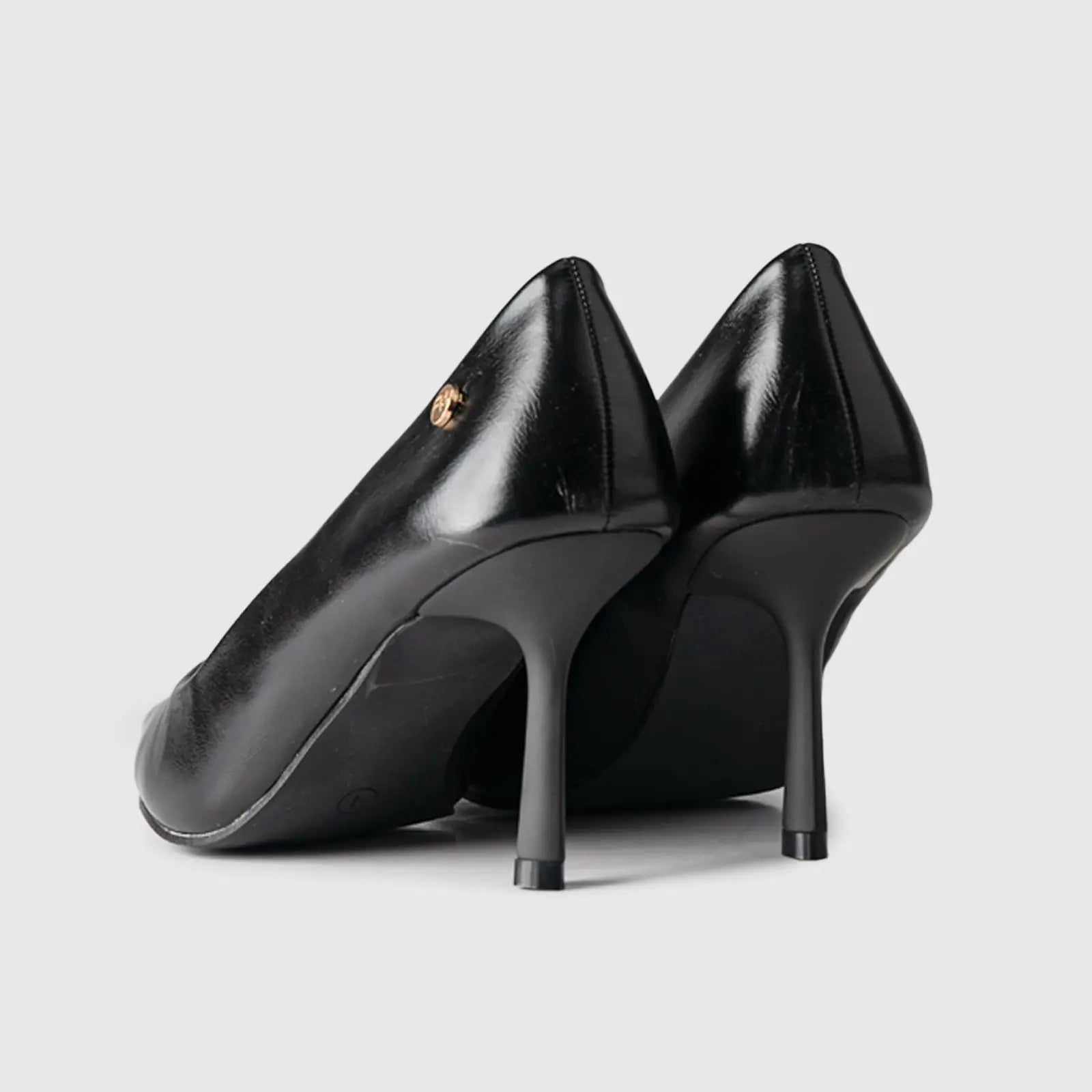 Dress Court Shoe Black 01636 Heels | familyshoecentre
