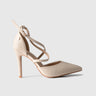 Dress Court Shoe Nude 01598 Heels | familyshoecentre