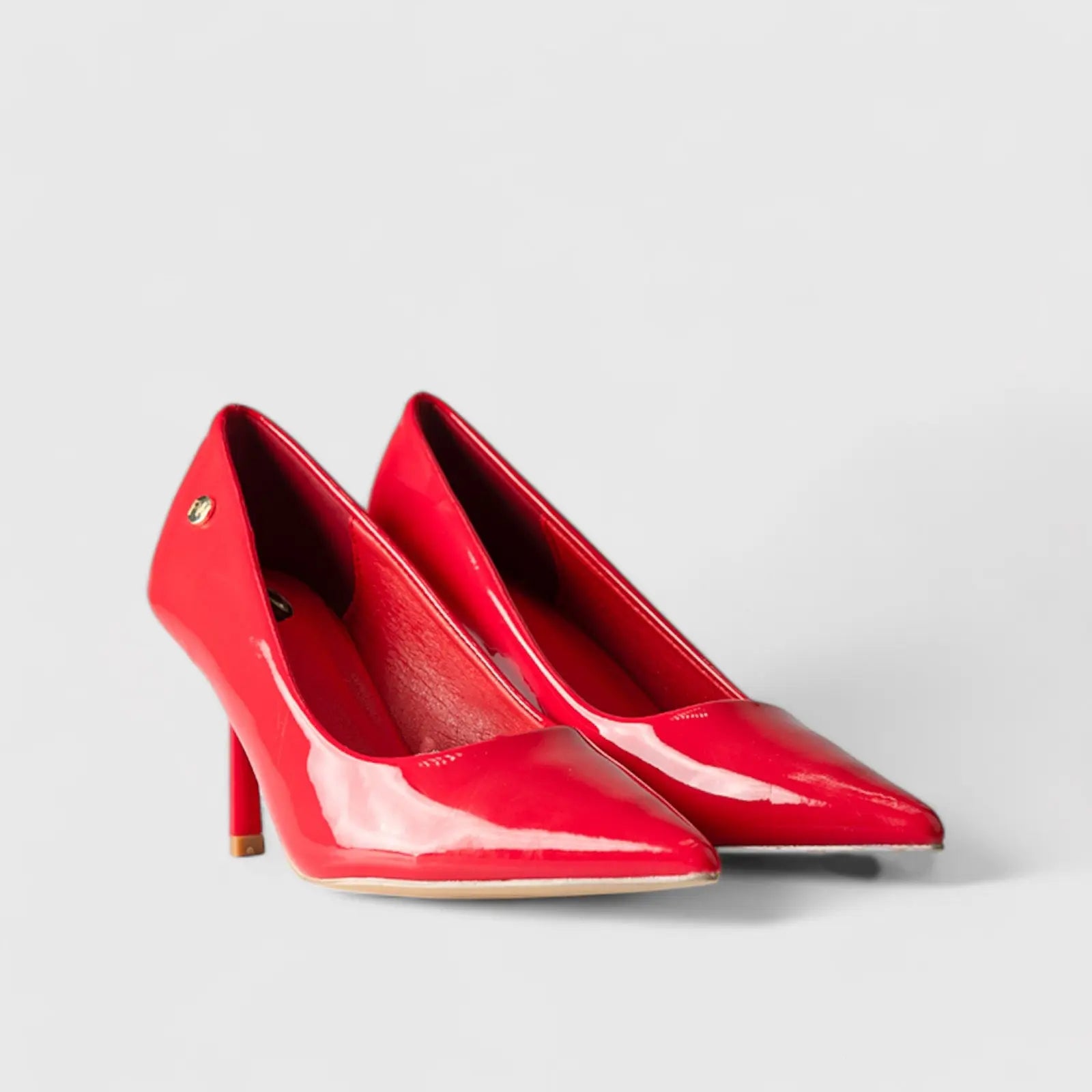 Dress Court Shoe Red 01636 Heels | familyshoecentre