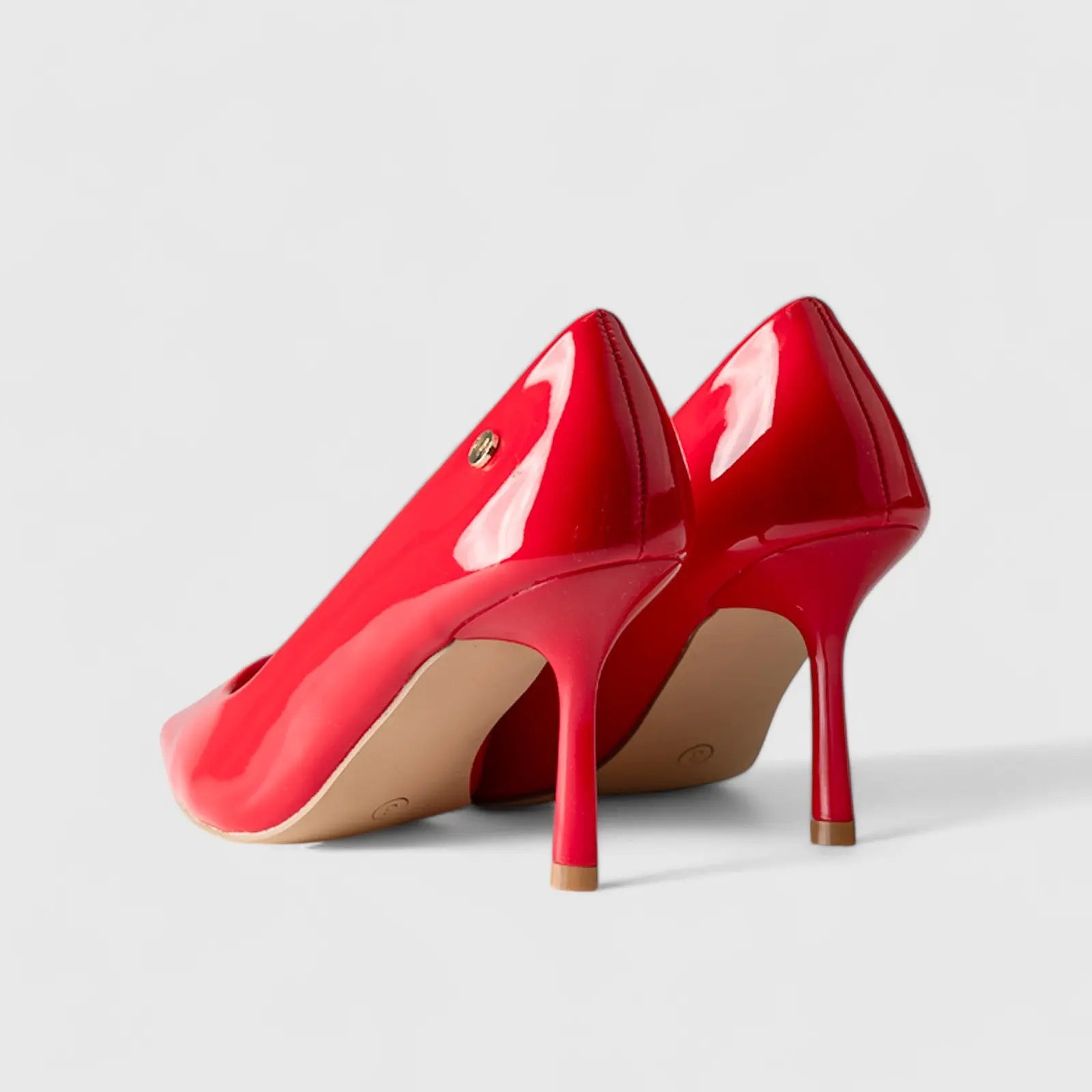 Dress Court Shoe Red 01636 Heels | familyshoecentre