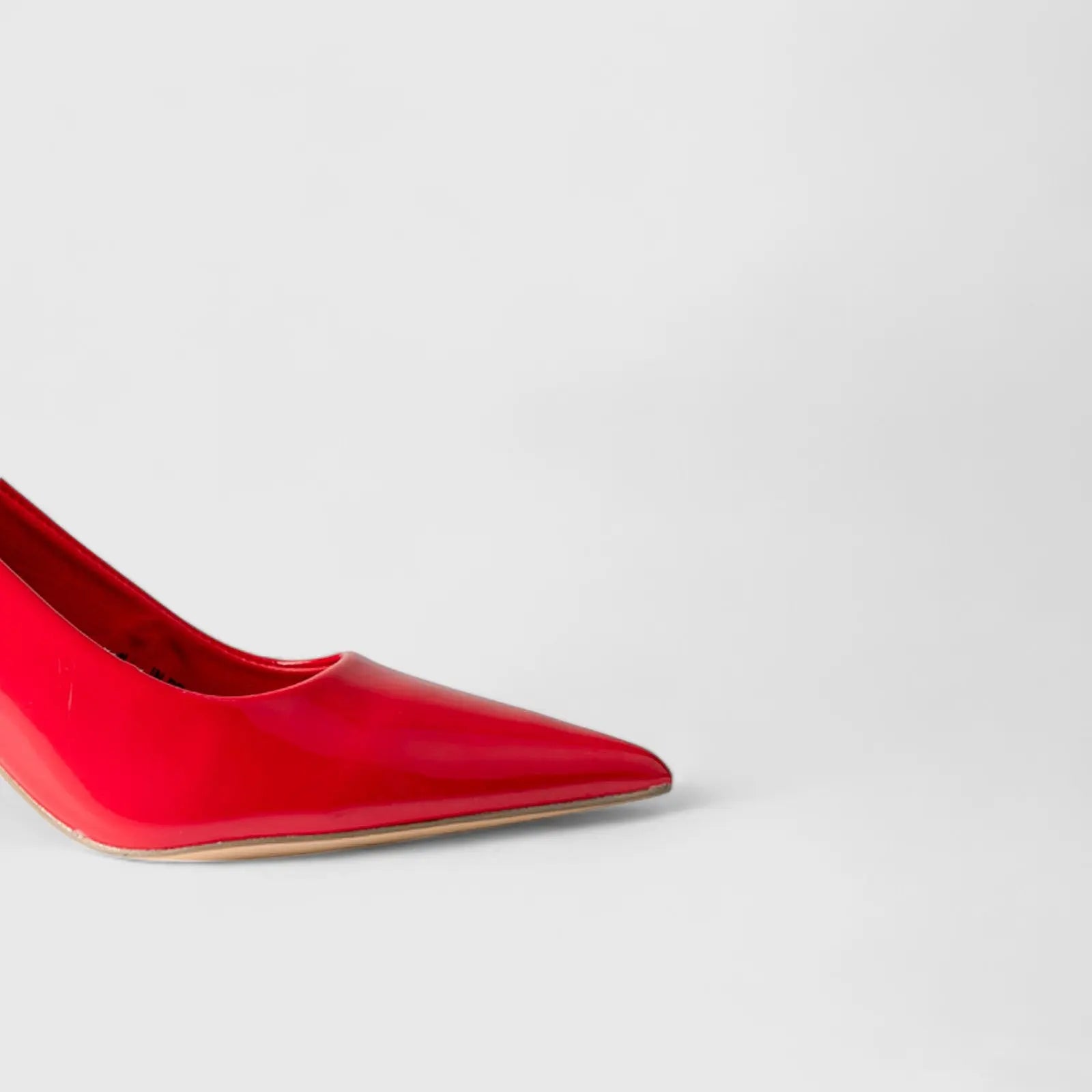 Dress Court Shoe Red 01636 Heels | familyshoecentre