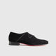 Dress Oxfords 6583 Black Suede Oxfords | familyshoecentre