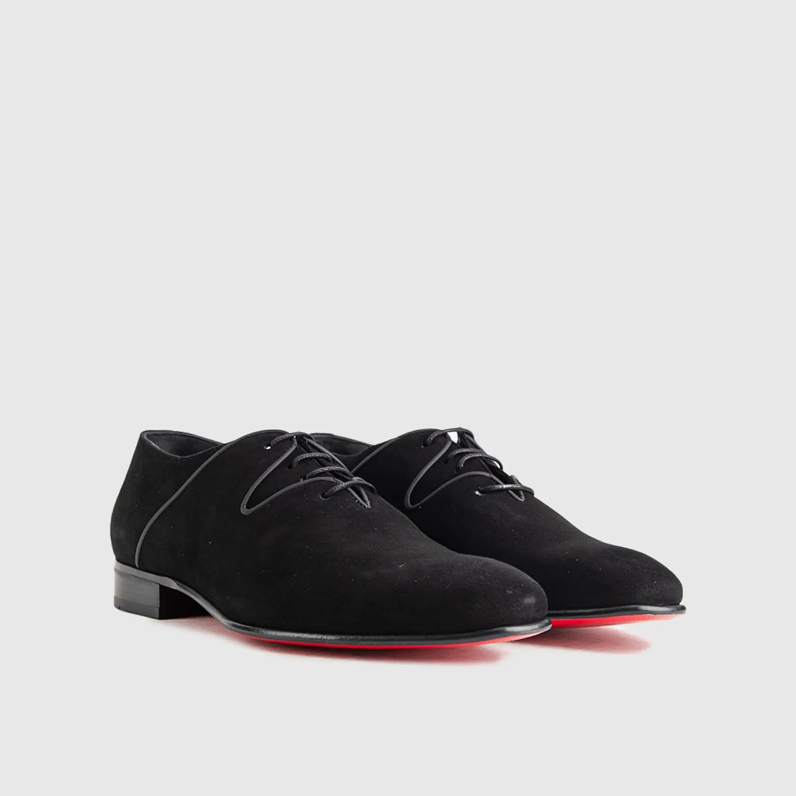 Dress Oxfords 6583 Black Suede Oxfords | familyshoecentre