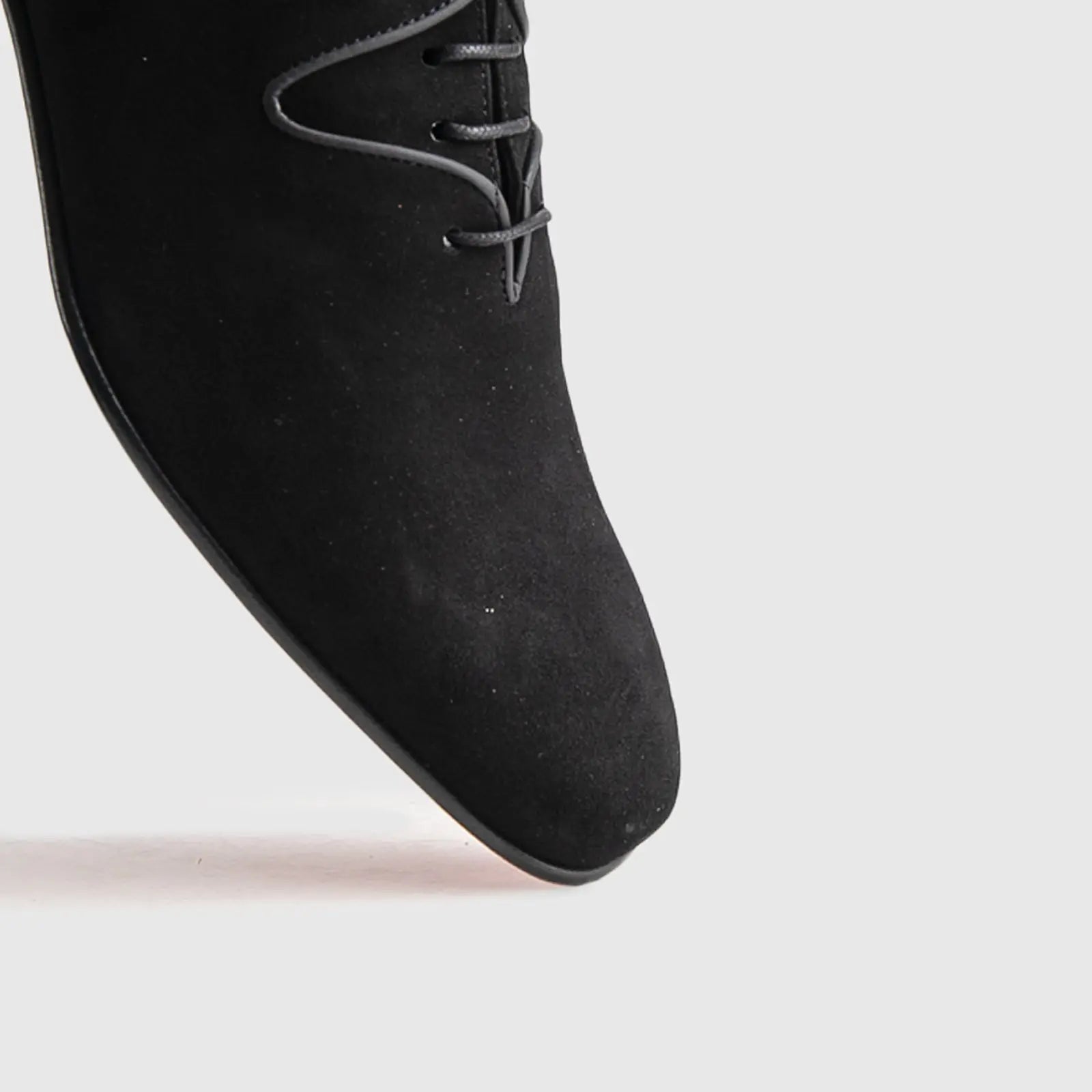 Dress Oxfords 6583 Black Suede Oxfords | familyshoecentre