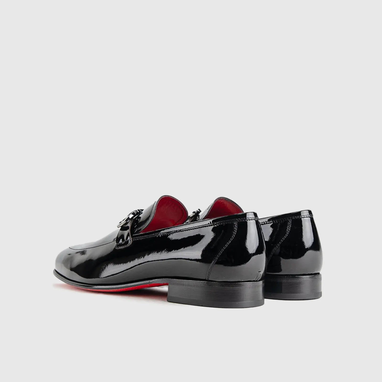 Dress Slip-ons 7260 Black Patent Loafers | familyshoecentre