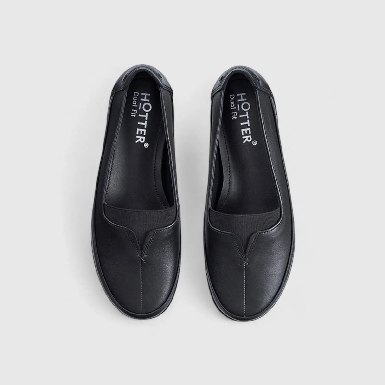 Eternity Wide Fit Comfort Shoe Black Pumps | familyshoecentre