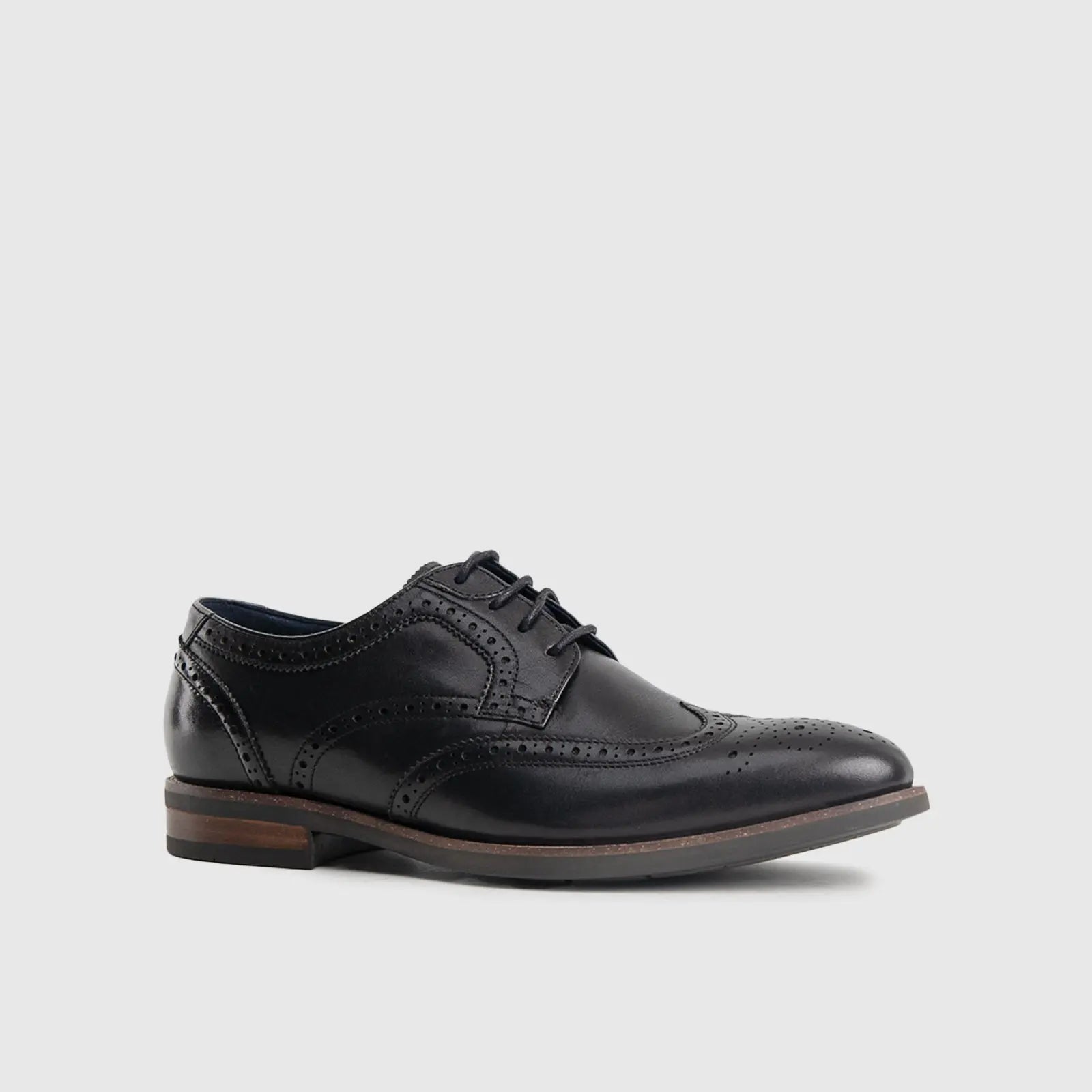 FLORSHIEM ARCUS BLACK Gents Shoes | familyshoecentre
