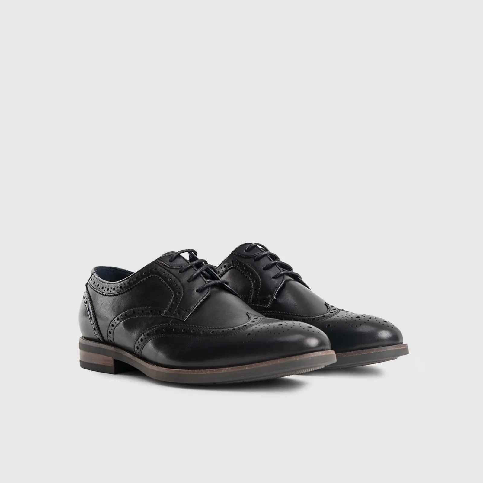 FLORSHIEM ARCUS BLACK Gents Shoes | familyshoecentre