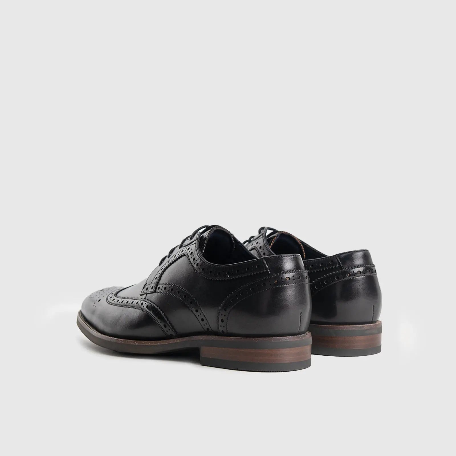FLORSHIEM ARCUS BLACK Gents Shoes | familyshoecentre
