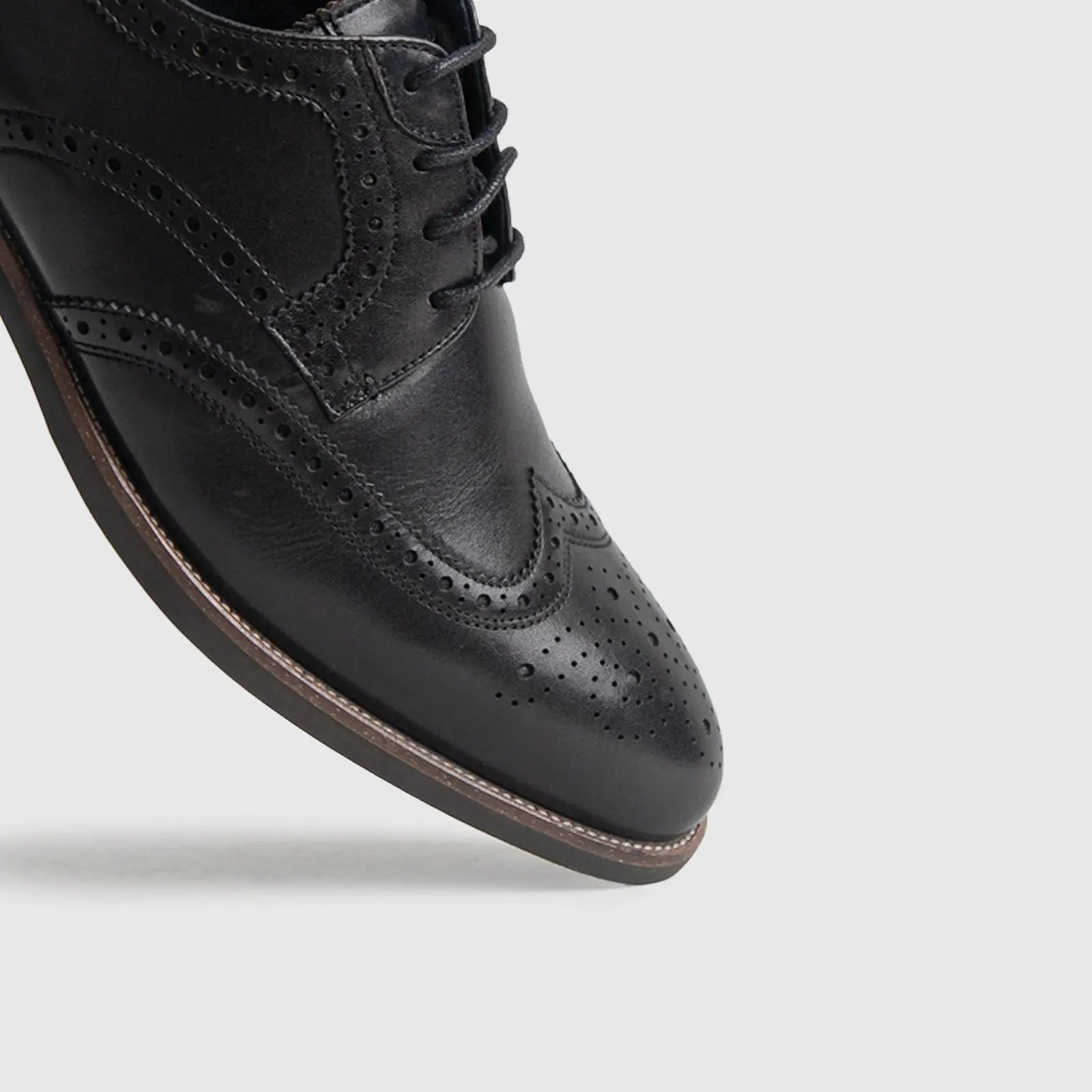 FLORSHIEM ARCUS BLACK Gents Shoes | familyshoecentre