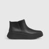 Fit Flops F-Mode Flatform Zip Ankle Boot Black GM2-090 Sneakers | familyshoecentre