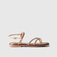 Flat Dress Sandal 01617 Gold Sandals | familyshoecentre